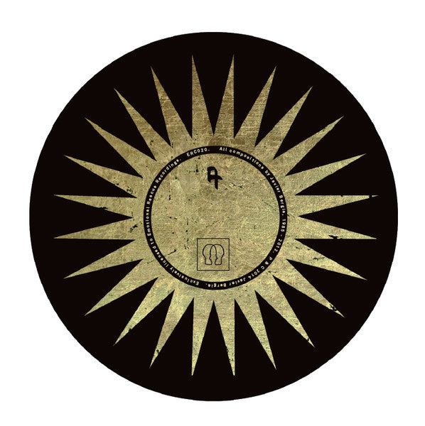 Image of Label Cover of LP - VG/VG - JAVIER BERGIA, Eclipse (Emotional Rescue; ERC020, UK 2014, Inner), ,  - 3116352C