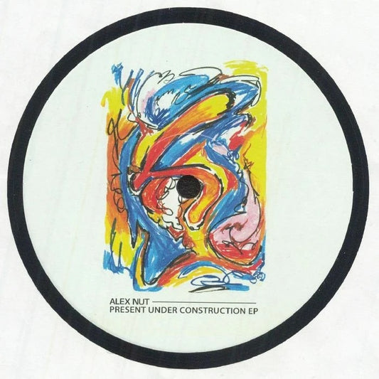 Image of Front Cover of 12" EP - /VG+ - ALEX NUT, Present Under Construction EP (Eglo Records; EGL096, UK 2025), , 	1. andthenitstarted (feat. James Mollison) 2. One 4 Santi (feat. Sam Crowe)3. andthenitstarted (Patrice Scott Remix) 4. andthenitstarted (Last Nubian Remix)  - 3116356C