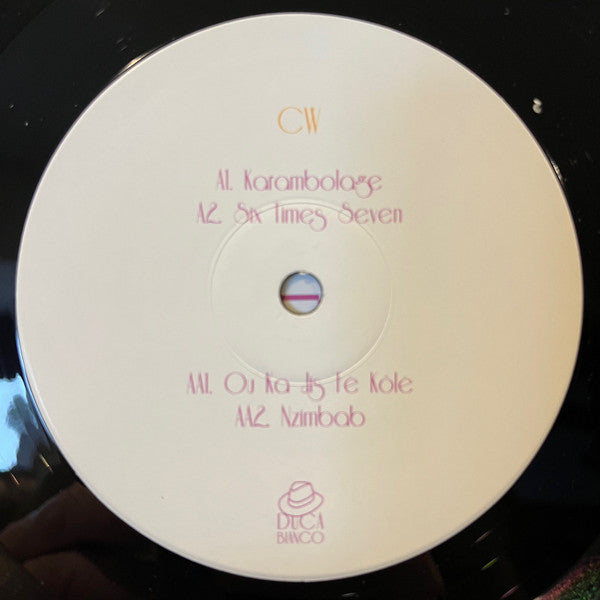 Image of Back Cover of 12" - VG/VG+ - CW, DB12 015 (Duca Bianco; DB12 015, Italy 2023), Sleeve has some scuffs and wear. creases and tiny rips at opening, A1	KarambolageA2	Six Times SevenAA1	Ou Ka Jis F  K l AA2	Nzimbab - 3116358C