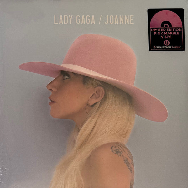 Image of Front Cover of 2xLP - EX/EX - LADY GAGA, Joanne (Streamline Records; 00602557205152, Europe 2025 Reissue, Gatefold, 2 Inners, Pink Marble Vinyl), Opened Instore, Still In Stickered Shrinkwrap,  - 3146208S