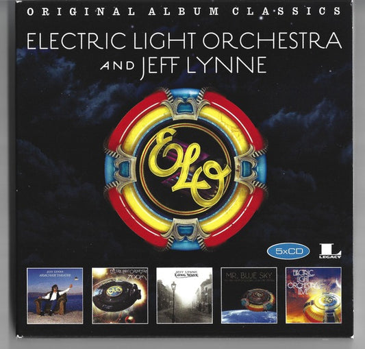 Image of Front Cover of 5xCD - EX/EX - ELECTRIC LIGHT ORCHESTRA AND JEFF LYNNE, Original Album Classics (Sony Music; 190758 81832, Europe 2018, Slipcase), ,  - 3116267C