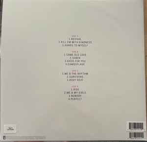 Image of Back Cover of 2xLP - VG+/VG+ - SELENA GOMEZ, Revival (Interscope Records; 602478514104, Europe 2026 Reissue, Gatefold, Poster, Clear With Silver Splatter Vinyl), Still In Opened Shrinkwrap With Hype Sticker,  - 3146230S