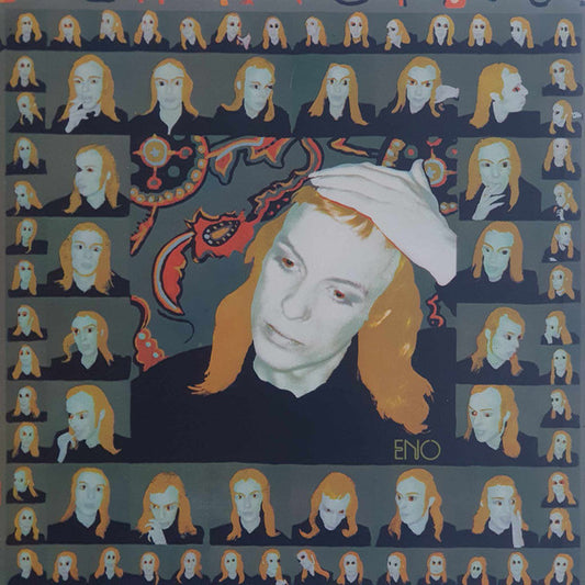 Image of Front Cover of LP - VG/G - BRIAN ENO, Taking Tiger Mountain (By Strategy) (Island Records; ILPS 9309, UK 1975 Reissue, Locked groove at end of A-side), Very marked - plays good with no skips though!,  - 3126221E