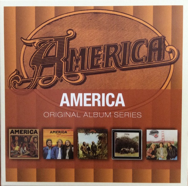 Image of Front Cover of 5xCD - VG+/VG+ - AMERICA, Original Album Series (Warner Records; 081227974572, Europe 2020 Reissue, Slipcase), ,  - 3116268C