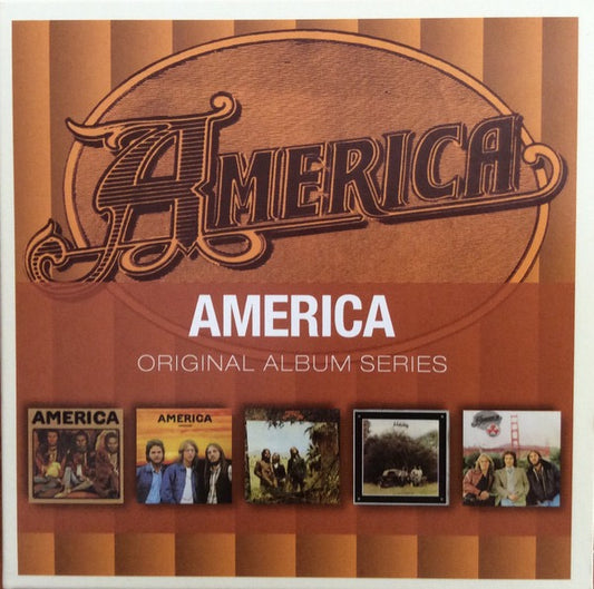 Image of Front Cover of 5xCD - VG+/VG+ - AMERICA, Original Album Series (Warner Records; 081227974572, Europe 2020 Reissue, Slipcase), ,  - 3116268C
