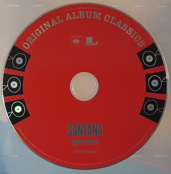 Image of Label Cover of 5xCD - VG+/EX - SANTANA, Original Album Classics (Columbia; 88697445562, Europe Reissue, Slipcase), ,  - 3116269C