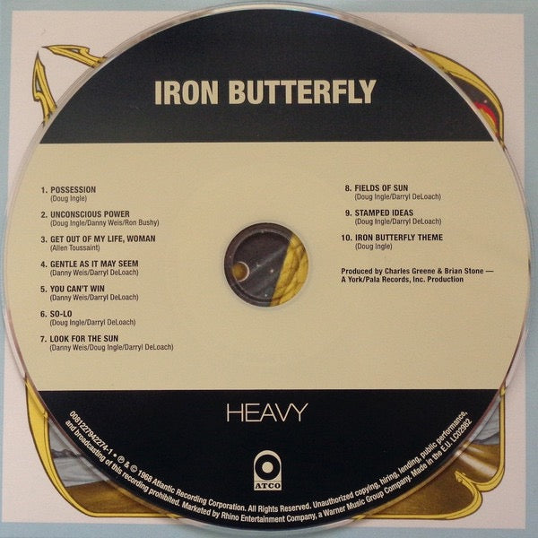 Image of Back Cover of 5xCD - VG/VG - IRON BUTTERFLY, Original Album Series (Rhino Records; 0081227942274, Europe Reissue, Slipcase), ,  - 3116270C