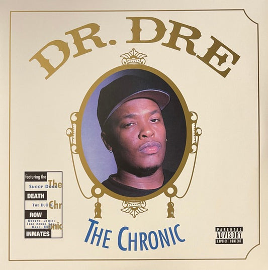 Image of Front Cover of 2xLP - VG+/VG+ - DR. DRE, The Chronic (Aftermath Records; 00199957090810, Europe 2026 Reissue, Insert, Hub Cap Grey Vinyl), Still In Opened Shrinkwrap With Hype Sticker,  - 3146236S