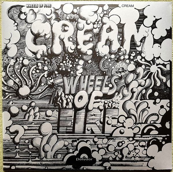 Image of Front Cover of 2xLP - EX/EX - CREAM, Wheels Of Fire (Polydor; 571 782-4, Worldwide 2026 Reissue, Gatefold, Grey Vinyl, Ltd to 1000), Opened Instore, Still In Shrinkwrap,  - 3146237S