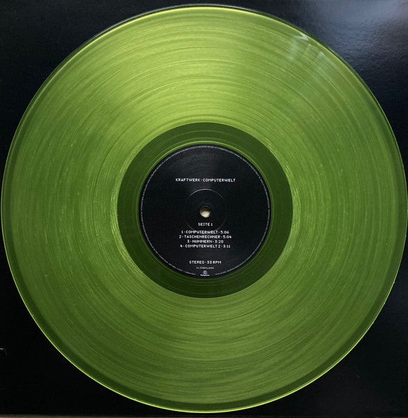 Image of Label Cover of LP - EX/EX - KRAFTWERK, Computerwelt (Kling Klang ; 50999 6 99590 1 1, Europe 2020, Booklet, Yellow Translucent Vinyl), ,  - 3126195E