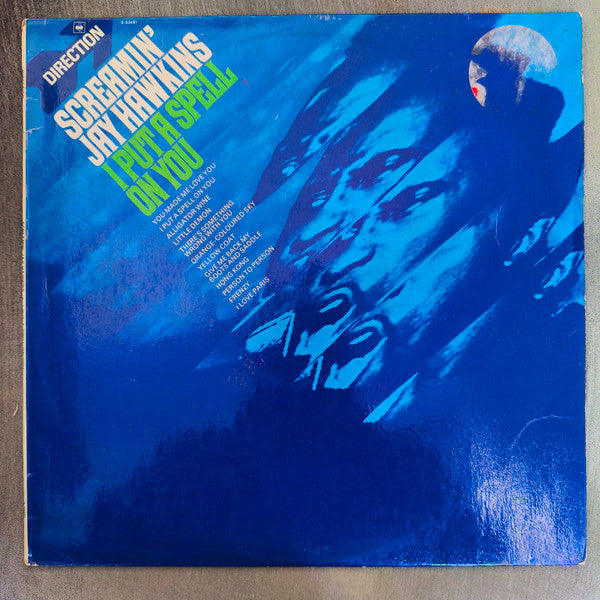 Image of Front Cover of 7" - VG/VG+ - SCREAMIN' JAY HAWKINS, I Put A Spell On You (Direction; M 8-63481, UK 1969, Laminated Front Sleeve, Mono), Lovely shiny copy, a smudge away from EX. Clean labels. Light wear on front lamination, small stains on back.,  - 3146251S