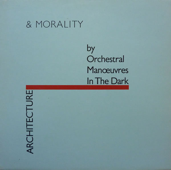 Image of Front Cover of LP - VG/VG - ORCHESTRAL MANOEUVRES IN THE DARK, Architecture & Morality (Virgin; OVED 276, UK 1990 Reissue, Inner), Strog VG - a fea hairlines, foxing on Inner, feint ring wear,  - 3146243S