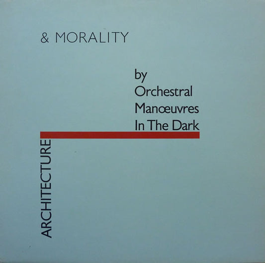 Image of Front Cover of LP - VG/VG - ORCHESTRAL MANOEUVRES IN THE DARK, Architecture & Morality (Virgin; OVED 276, UK 1990 Reissue, Inner), Strog VG - a fea hairlines, foxing on Inner, feint ring wear,  - 3146243S