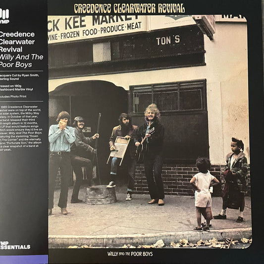 Image of Front Cover of LP - VG+/VG+ - CREEDENCE CLEARWATER REVIVAL, Willy And The Poor Boys (Craft Recordings; CR00819, US 2024, Pasteback Sleeve, Print, Washboard Marble, With Obi), ,  - 3126277E