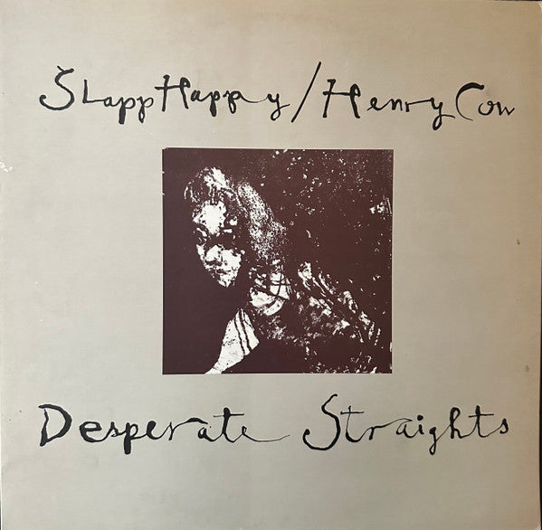 Image of Front Cover of LP - VG/VG - SLAPP HAPPY / HENRY COW, Desperate Straights (Virgin; V-2024, UK 1975, Gatefold, PN Lacquer), Strong VG - a few marks, light cover wear,  - 3146245S