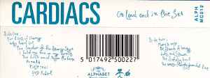 Image of Back Cover of Cassette - VG+/VG+ - CARDIACS, On Land And In The Sea (The Alphabet Business Concern; ALPH MC012, UK 1989, J-Card), ,  - 3116429C