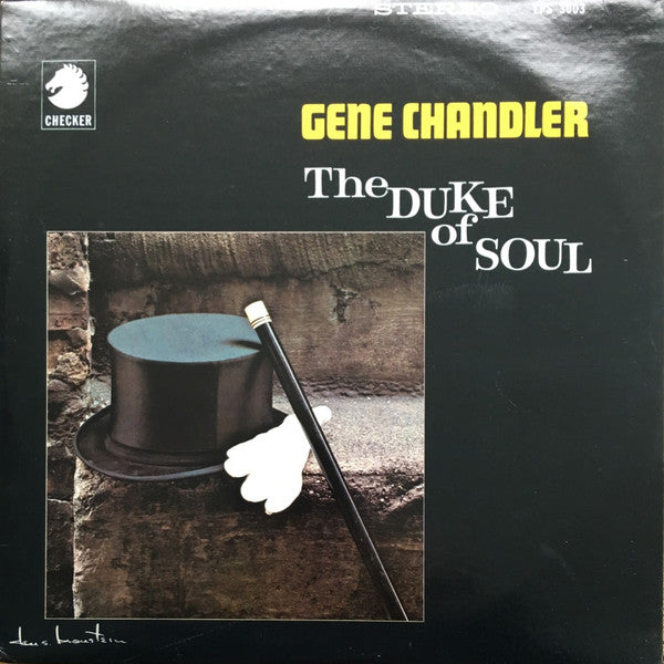 Image of Front Cover of LP - F/VG+ - GENE CHANDLER, The Duke Of Soul (Checker; LPS-3003, US 1967, Pasteback Sleeve, Inner, Stereo), Shiny disc, a couple of scuffs only. Original Chess inner. Sleeve shows damage on left corner and spine with bits missing.,  - 3145253S