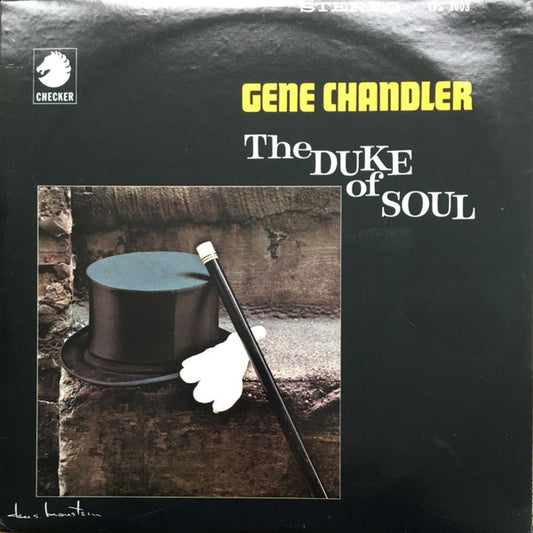 Image of Front Cover of LP - F/VG+ - GENE CHANDLER, The Duke Of Soul (Checker; LPS-3003, US 1967, Pasteback Sleeve, Inner, Stereo), Shiny disc, a couple of scuffs only. Original Chess inner. Sleeve shows damage on left corner and spine with bits missing.,  - 3145253S