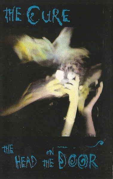 Image of Front Cover of Cassette - VG+/VG+ - THE CURE, The Head On The Door (Fiction Records; FIXHC 11, UK 1985, J-Card, Black Shell With Textured Border, Grey Print, Counter Numbers Above Window), ,  - 3116431C