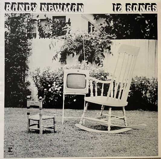 Image of Front Cover of LP - VG+/VG+ - RANDY NEWMAN, 12 Songs (Reprise Records Yellow Steamboat Labels With W In Rim Text; K 44084, UK 1970s Reissue), ,  - 3116288C