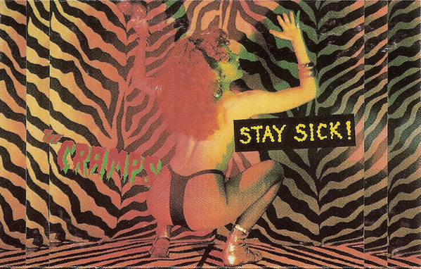 Image of Front Cover of Cassette - VG+/VG+ - THE CRAMPS, Stay Sick! (Enigma; TCENV 1001, UK 1990, J-Card), ,  - 3116440C