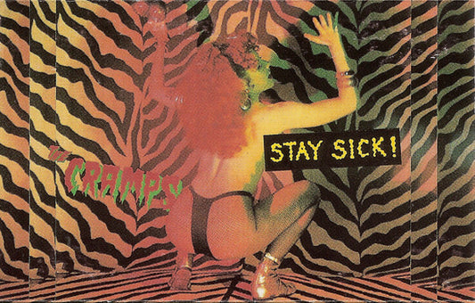 Image of Front Cover of Cassette - VG+/VG+ - THE CRAMPS, Stay Sick! (Enigma; TCENV 1001, UK 1990, J-Card), ,  - 3116440C