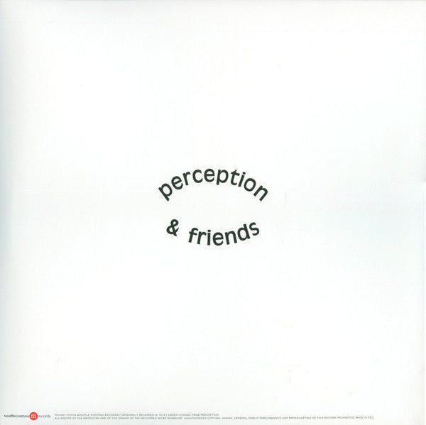 Image of Back Cover of CD - VG/VG+ - PERCEPTION, Perception & Friends (SouffleContinu Records; FFL052, France 2019, Insert), ,  - 3146287S