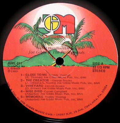 Image of Label Cover of LP - VG/VG - VARIOUS, United Dreadlocks Vol. 2 (Joe Gibbs Music; JGML 011, US 1980, Picture Sleeve), light marks only. sleeve in shape despite light edge wear,  - 3146261S
