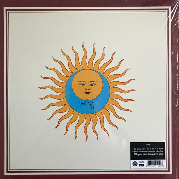 Image of Front Cover of LP - VG+/VG+ - KING CRIMSON, Larks' Tongues In Aspic (Discipline Global Mobile; KCLP 5, UK & Europe 2013 Reissue, Insert, 200 Gram Vinyl), ,  - 3146278S