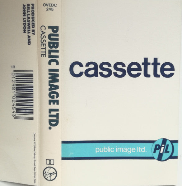 Image of Front Cover of Cassette - VG+/VG+ - PUBLIC IMAGE LTD., Cassette (Virgin; OVEDC 245, UK 1980s Reissue, J-Card, Black Shell), ,  - 3116468C