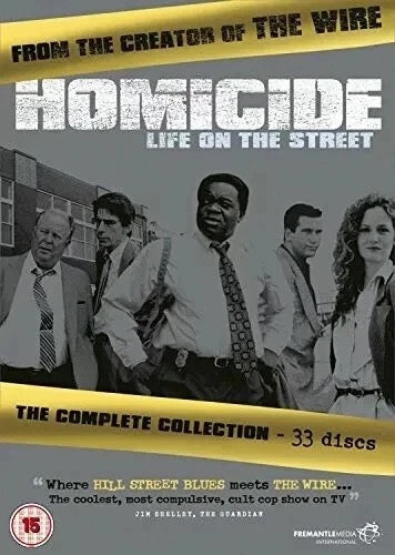 Image of Front Cover of 33xDVD - VG+/VG - PAUL ATTANASIO, Homicide - Life On The Street (Network; 7954881, UK 2010 Reissue, Box Set), ,  - 3216001C