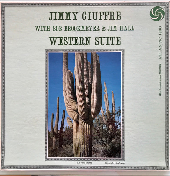 Image of Front Cover of LP - VG/G+ - JIMMY GIUFFRE, Western Suite (Atlantic; 1330, US 1960, Inner, Mono), Crackle throughout, no pops or skips. Marks on either side of the record. Sleeve is in excellent condition, but stained at the bottom left corner.,  - 3246030S