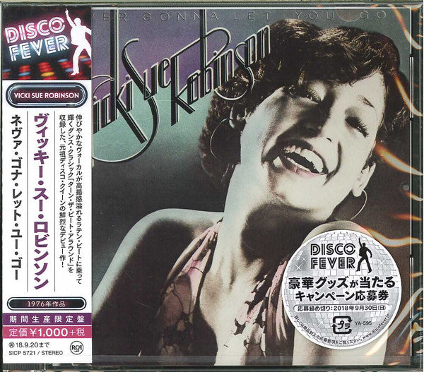 Image of Front Cover of CD - VG+/VG+ - VICKI SUE ROBINSON, Never Gonna Let You Go (RCA ; SICP-5721, Japan 2018, Limited Edition, With Obi), ,  - 1256173S