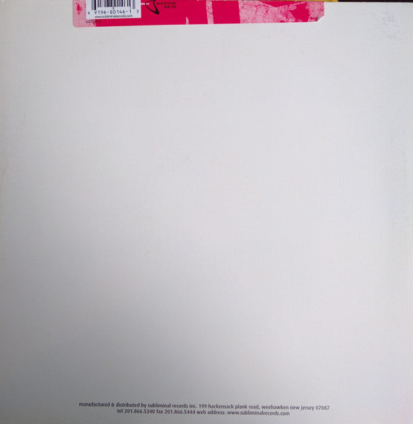 Image of Back Cover of 12" - VG/VG+ - HERD & FITZ FEAT. ABIGAIL BAILEY, I Just Can't Get Enough (Subliminal; SUB 146, US 2005), ,  - 3226017E