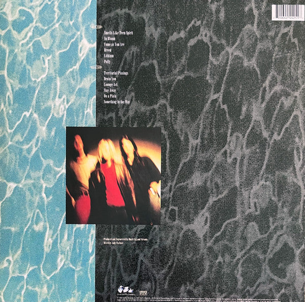 Image of Back Cover of LP - VG+/VG+ - NIRVANA, Nevermind (DGC; 00720642442517, Europe 2026 Reissue, Inner, 180 Gram Vinyl), Still In Opened Shrinkwrap,  - 3246012S