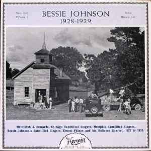 Image of Front Cover of LP - VG/VG - BESSIE JOHNSON, 1928-1929 (Herwin Records; Herwin 202, US 1972), ,  - 3246033S