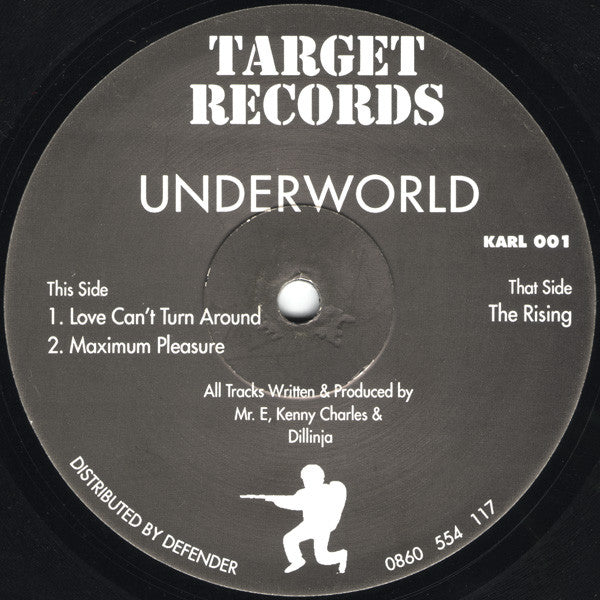 Image of Front Cover of 12" - /VG - UNDERWORLD, The Rising (Target Records; KARL 001, UK 1993), ,  - 3226025E