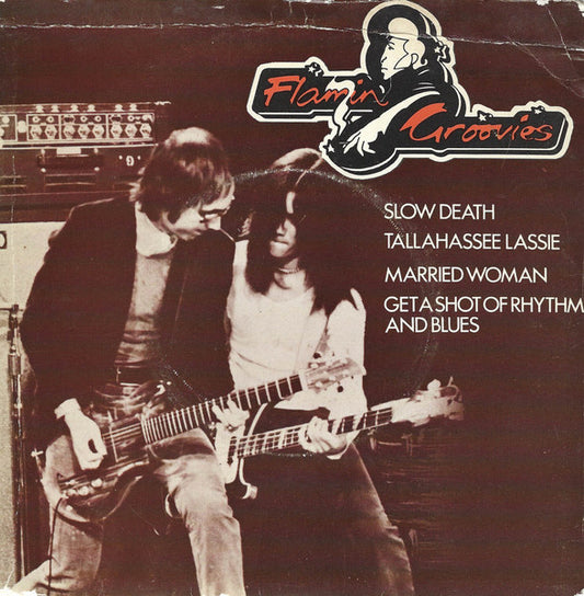 Image of Front Cover of 7" EP - G+/VG - FLAMIN' GROOVIES, Flamin' Groovies (United Artists Records; REM 406, UK 1976, Picture Sleeve), Small tear at top of sleeve. WOS. SOL. ,  - 3256082S