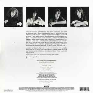Image of Back Cover of LP - VG/VG - PATTI SMITH, Horses (Arista; 88697159721, Europe 2007 Reissue, 180 Gram Vinyl), Strong VG - couple of light marks, edge wear,  - 3246076S