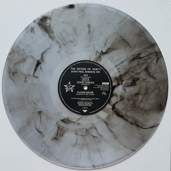 Image of Label Cover of 2xLP - EX/VG+ - THE SISTERS OF MERCY, BBC Sessions 1982-1984 (BBC; 0190295154455, Europe 2021, Grey & Black Smokey Vinyl), Vinyl has some light marks & a slight warp, does not effect play. Still in opened shrinkwrap with hype sticker.,  - 3216045C