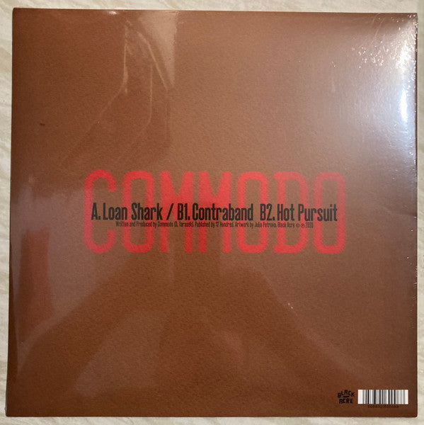 Image of Back Cover of 12" - EX/EX - COMMODO, Loan Shark (Black Acre; ACRE083, UK 2020), Opened Instore, Still In Shrinkwrap,  - 3246079S