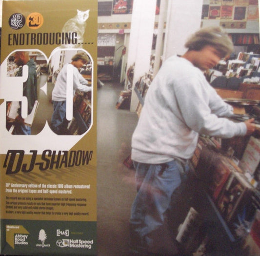 Image of Front Cover of 2xLP - NEW/NEW - DJ SHADOW, Endtroducing .. (30th Anniversary Edition) (PIAS; PIASC1129DLP, Worldwide 2026, Gatefold, Inner, Black Vinyl), , Celebrate three decades of a cinematic masterpiece. Originally released in 1996, DJ Shadow s debut Endtroducing..... stands as a monumental achievement in electronic music, famously recognized by the Guinness World Records as the first album created entirely from samples. This 30th Anniversary Edition is the ultimate celebration of a record that