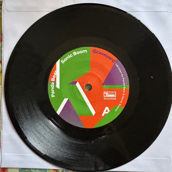 Image of Label Cover of 7" - VG+/VG+ - PANDA BEAR, SONIC BOOM, Graveyard / Lucky Charm (Domino ; RUG1566, USA & Europe 2026, Picture Sleeve, RSD 2026, Limited Edition), ,  - 3256085S