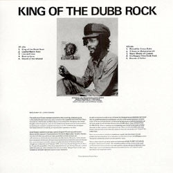 Image of Back Cover of LP - VG+/VG+ - SIR COXSON SOUND, King Of The Dub Rock (Tribes Man Records; TMLP 002, UK 1990s Reissue, Glossy Sleeve), ,  - 3216109C