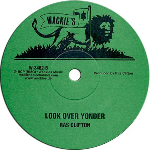 Image of Label Cover of 12" - EX/EX - RAS CLIFTON, Queen Of The Universe / Look Over Yonder (Wackie's; W-3482, Germany 2003 Reissue, Company Sleeve), ,  - 3216112C