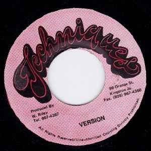 Image of Back Cover of 7" - /VG+ - JOHNNIE OSBOURNE, Warrior (Techniques; none, Jamaica ), ,  - 3256071S