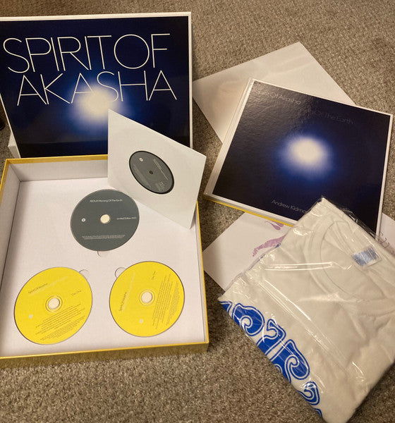 Image of Front Cover of 6xLP - M/M - VARIOUS, Spirit Of Akasha (Celebrating Morning Of The Earth) (Warner Music Australia; SOA01, Australia 2014, Box Set, 2 LP, 2CD, 7'', DVD, Book, T-Shirt, Poster), SEALED,  - 3246068S