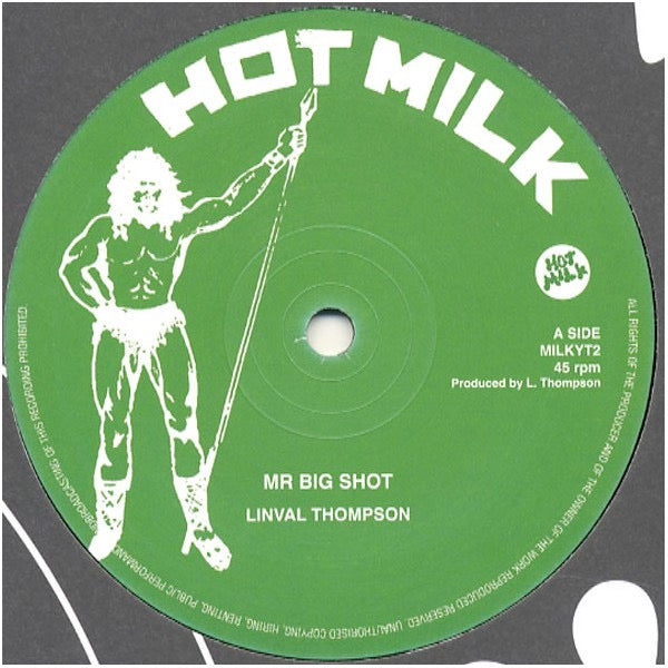 Image of Front Cover of 12" - EX/EX - LINVAL THOMPSON, SAMMY DREAD & PAPA TULLO, Mr Big Shot / Mr Collie Man / Morning Love (Hot Milk; MILKYT2, UK 2015 Reissue, Company Sleeve), A few press shades, but record is unplayed shop stock.,  - 3216114C