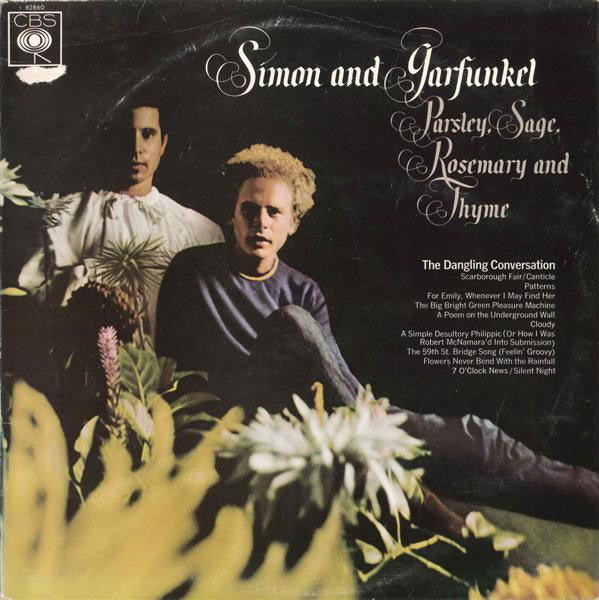 Image of Front Cover of LP - VG/VG - SIMON AND GARFUNKEL, Parsley, Sage, Rosemary And Thyme (CBS; 62860, UK Reissue), ,  - 3226082E