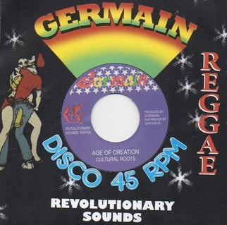 Image of Front Cover of 7" - VG/VG - CULTURAL ROOTS, Age of Creation (Germain Records; RS012, UK 2014, Company Sleeve), Couple of smudges, plays fine. Wear on company sleeve.,  - 3216144C